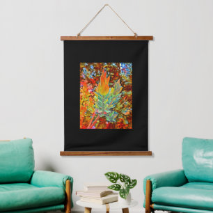 Misch-mediale Digital-Art-Hangband Wandteppich Mit Holzrahmen
