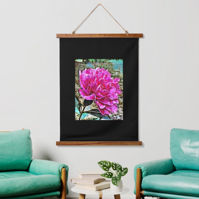 Misch-mediale Digital-Art-Hangband Wandteppich Mit Holzrahmen (Wohnzimmer)
