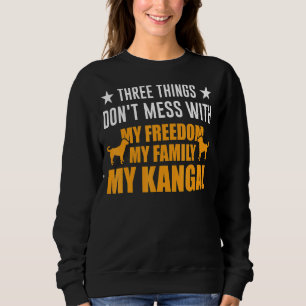 Misch nicht mit meiner Freiheit meine Familie, mei Sweatshirt