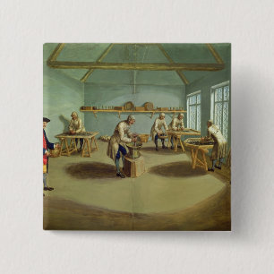 Mischen des Pulvers Button