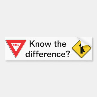Mischen/Ertrag kennen den Unterschied? Autoaufkleber