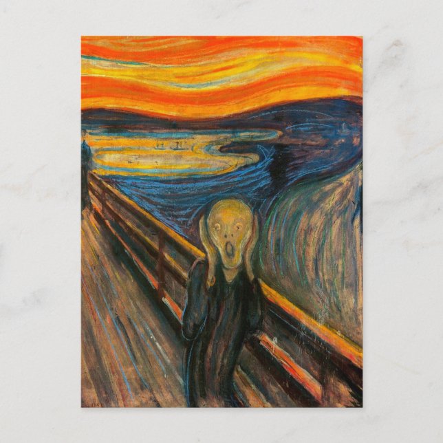 Mischen Sie die Schrei-Postkarte Postkarte (Vorderseite)