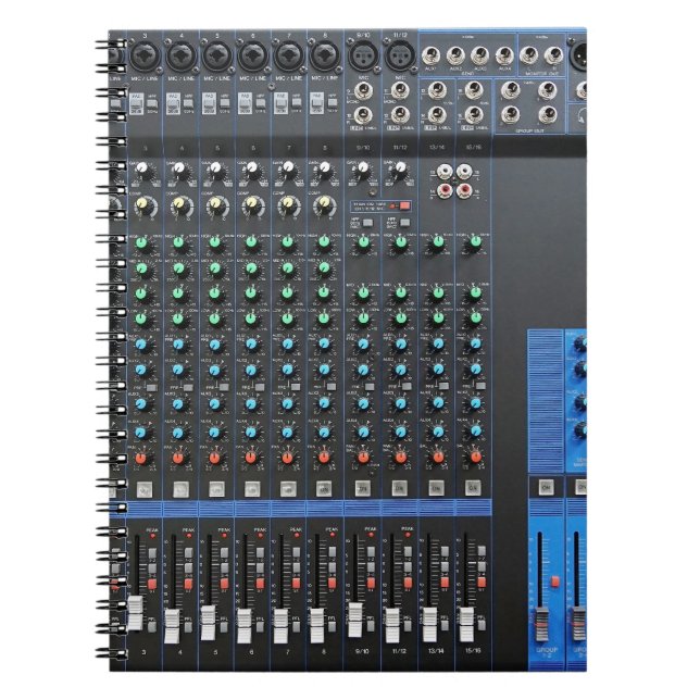 Mischen Sie es auf: Klang Mixer Essentials Notizblock (Vorderseite)