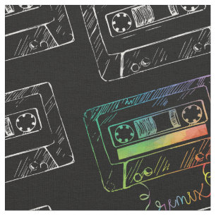 Mischen Sie Musik-Gewebe, angesagtes Stoff