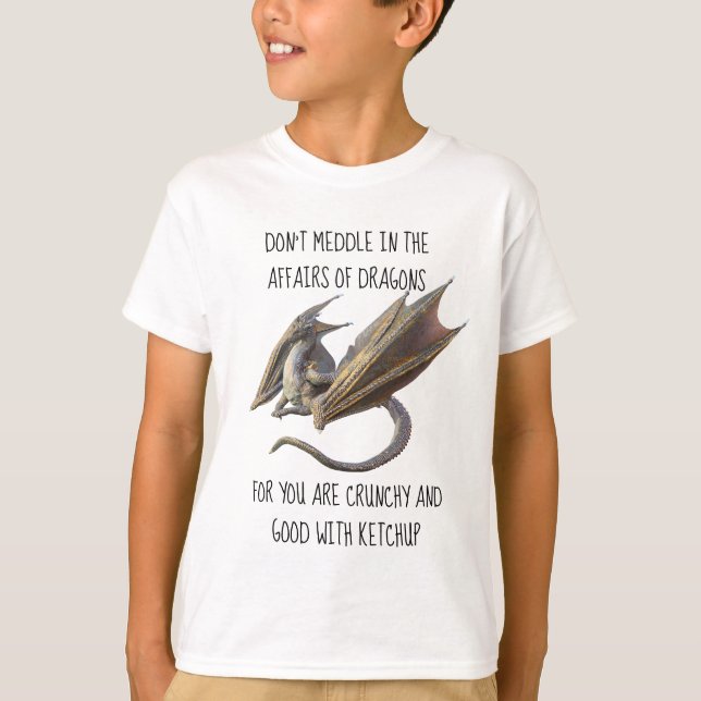Mischen Sie sich nicht in die Angelegenheiten der  T-Shirt (Vorderseite)