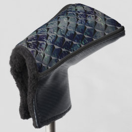 Mischen von 3D-Quadraten mit dunkelgrünem "Rauchgl Golf Headcover