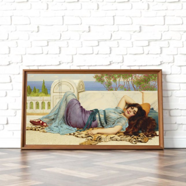 Mischief and Repose by John Godward Poster (Von Creator hochgeladen)