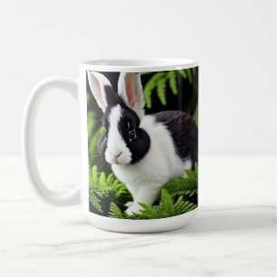 Mischief the Black and White Bunny, Tasse