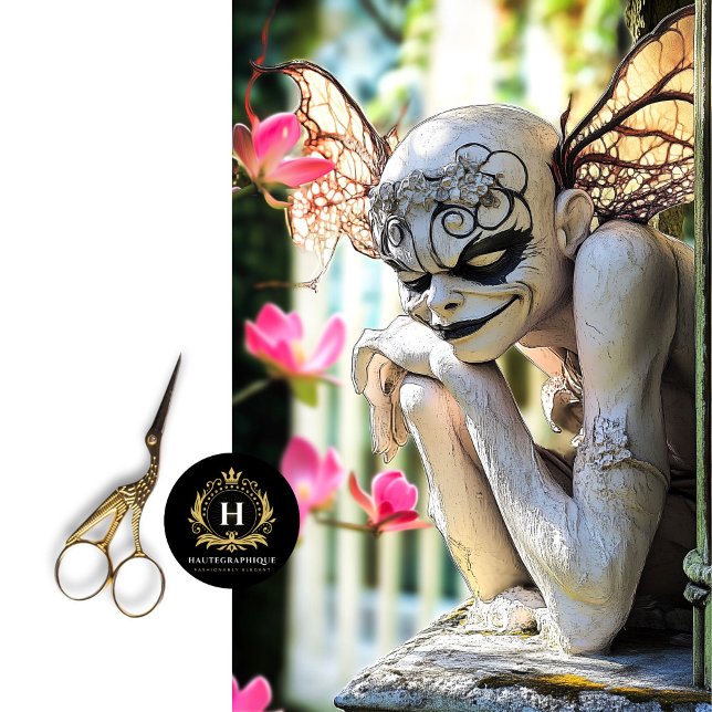 Mischievious Gothic Paris Gargoyle Decoupage Seidenpapier (Von Creator hochgeladen)