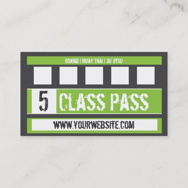 Mischklassen-Durchlauf-Karte der Treuekarte (Rückseite)