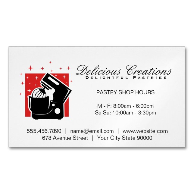 Mischmaschine Magnetische Visitenkarte (Vorderseite)