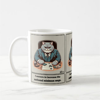 Mischous Meows: Der verrückte Katzenpolitiker Kaffeetasse