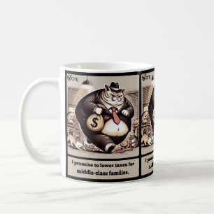 Mischous Meows: Der verrückte Katzenpolitiker Kaffeetasse