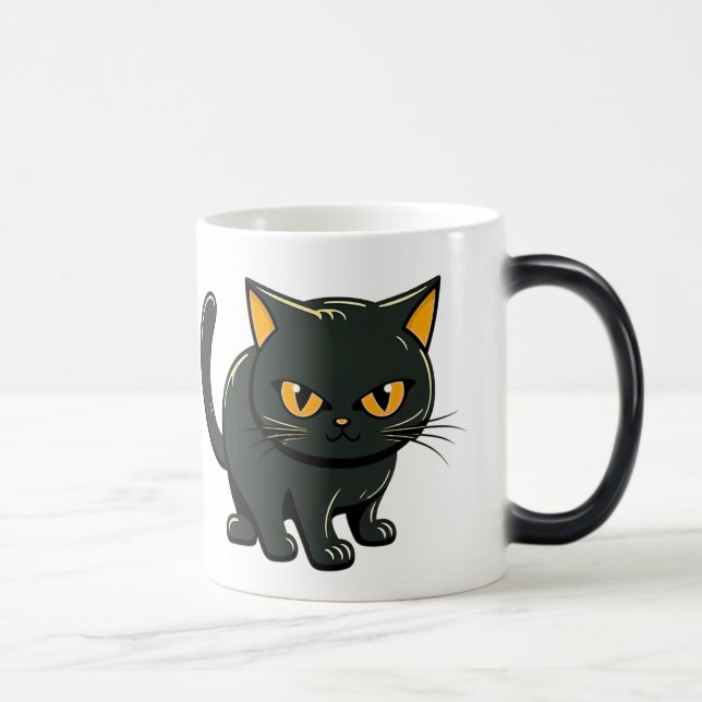 Mischous und Crafty Black Cat Verwandlungstasse (Rechts)