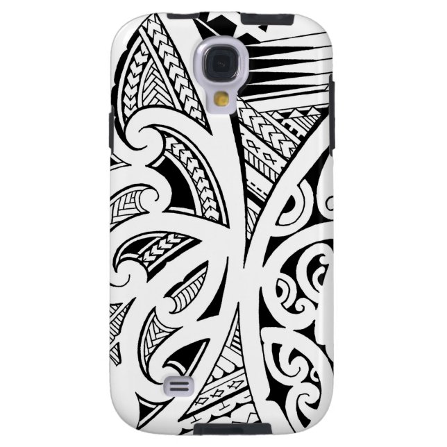 Mischtätowierungsarten, Maori-, Samoan und Case-Mate Samsung Galaxy Hülle (Rückseite)