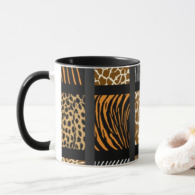 Mischtierdruck Tasse (Mit Donut)