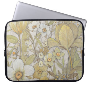 Mischung mit Blumen Laptopschutzhülle