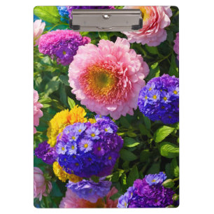 Mischung von Blume Klemmbrett