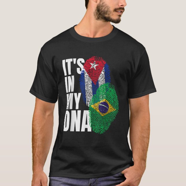 Mischung von DNA Heritage Flag T Shirt (Vorderseite)