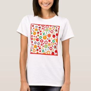 Mischungen von Fruchtmustern. Jetzt kaufen T-Shirt