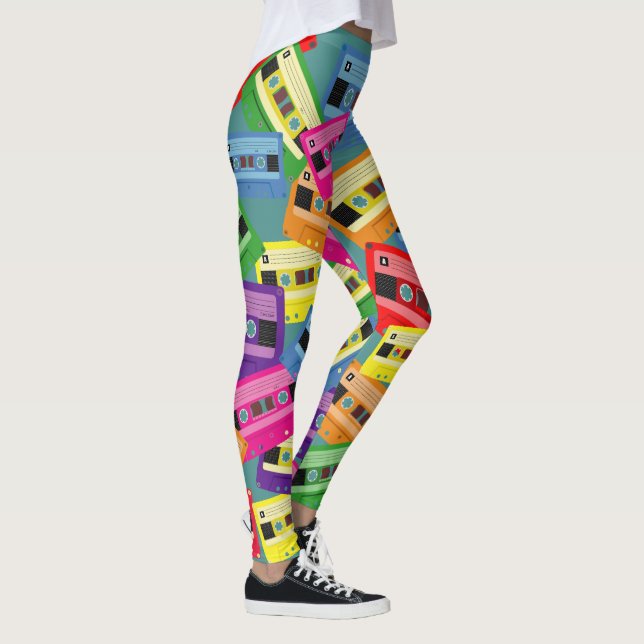 Mischungs-Band-Leggings Leggings (Rechts)