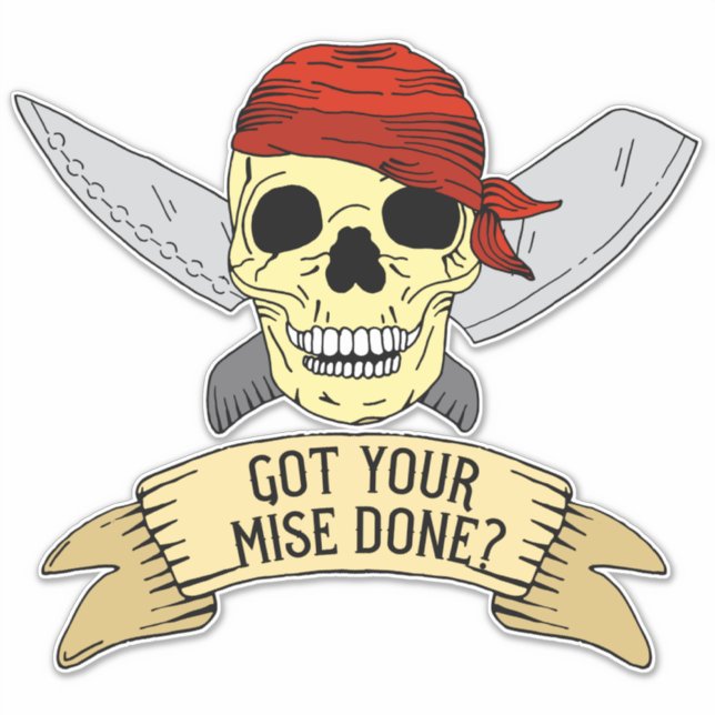 Mise Good to go Head Koch to Appentice Aufkleber (Vorderseite)