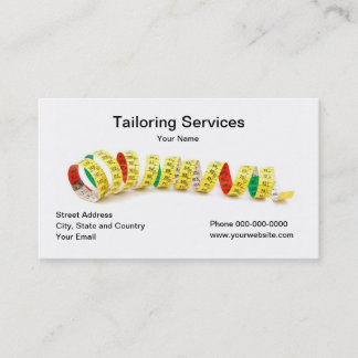 Mise sur pied du carte de visite de services