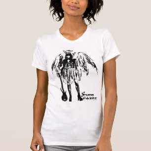 Miserabele feenhafte Band-80er-Art weißes t-shir T-Shirt
