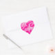 Miserabele rosa Camouflage Herz-Aufkleber (Umschlag)