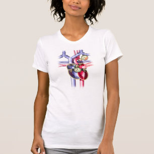 Miserabeles mechanisches Herz des Dampfs T-Shirt