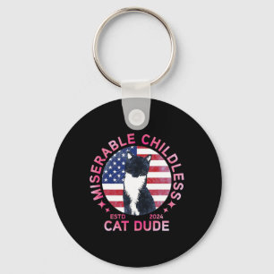 Miserable Cat-Typ ohne Kinder Schlüsselanhänger