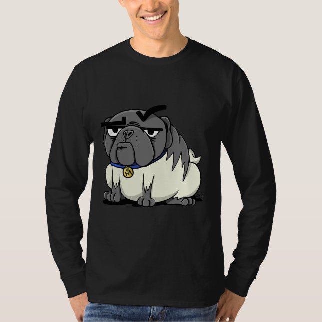 Miserable Mister Max. Mops Classic T - Shirt 876 (Vorderseite)