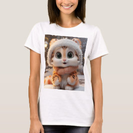 Misha - Ein flauschiger Leopard T-Shirt