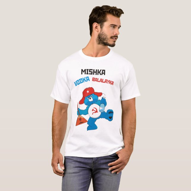 MISHKA WODKA BALALAYKA T-Shirt (Vorne ganz)