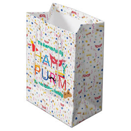 Mishloah Manut Tasche personalisiert Mittlere Geschenktüte