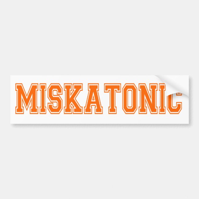 Miskatonic Autoaufkleber (Vorne)