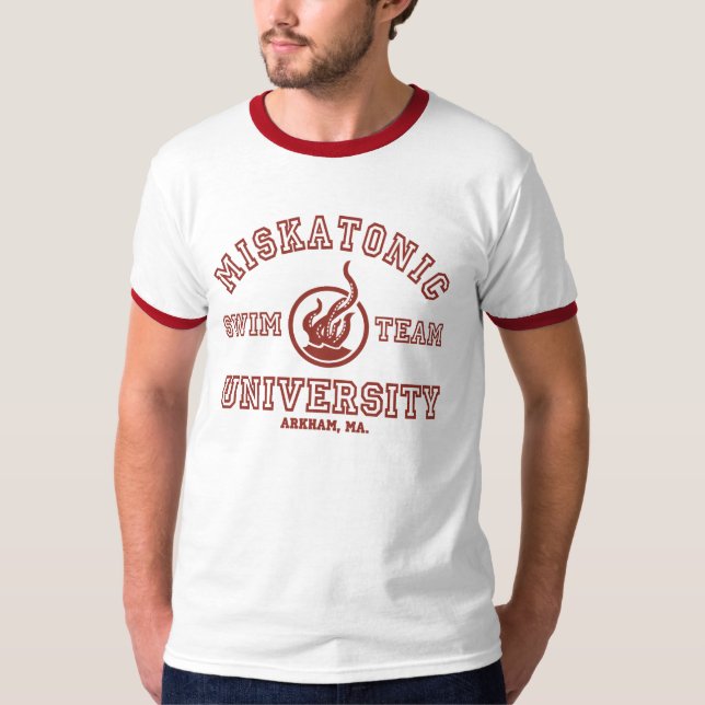 Miskatonic Swim-Team-Wecker-T - Shirt (Vorderseite)