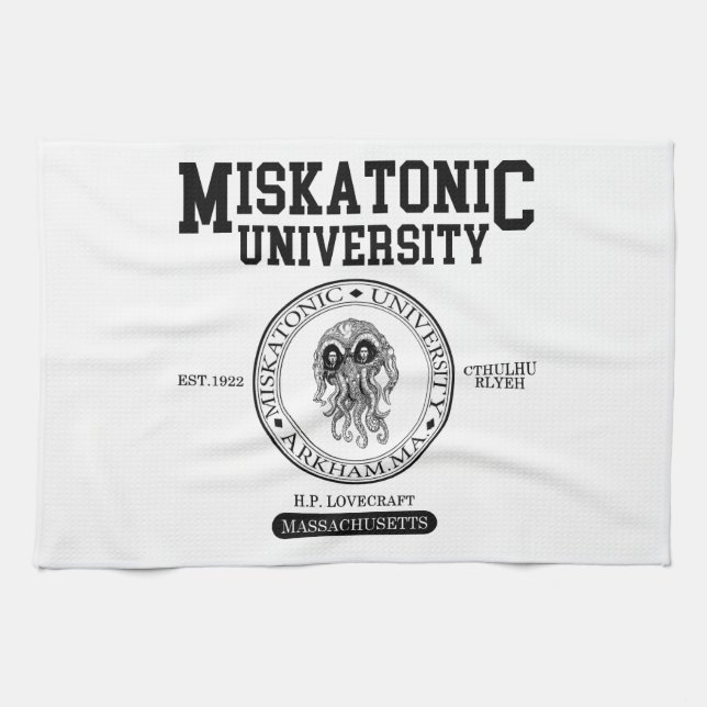 Miskatonic Universitäts-CTHULHU lovecraf Tuch (Horizontal)
