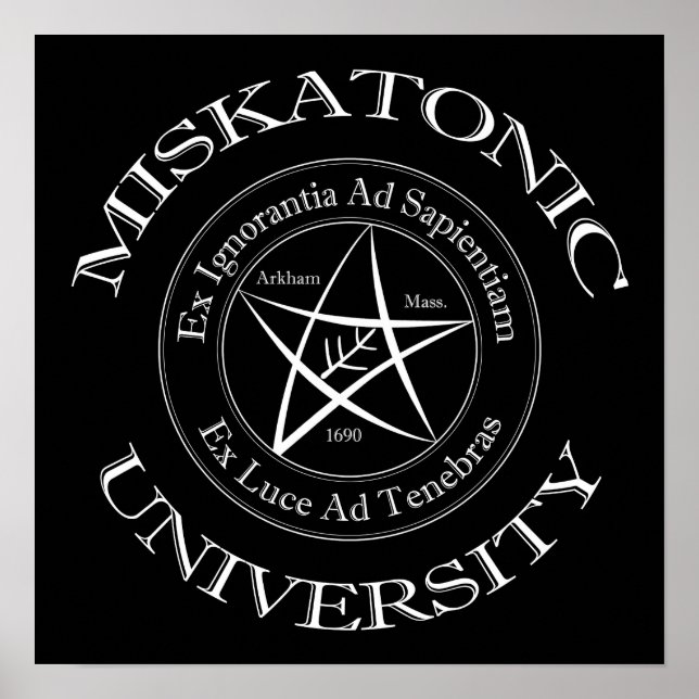 Miskatonic University Canvas Print Poster (Vorne)