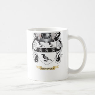 Miskovsky Wappen (Familienwappen) Kaffeetasse