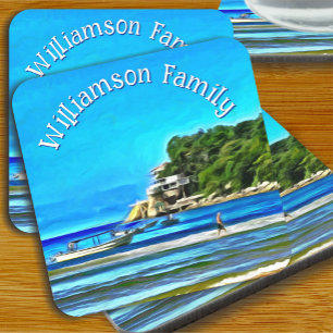 Mismaloya Fischerboote 0346 Getränkeuntersetzer