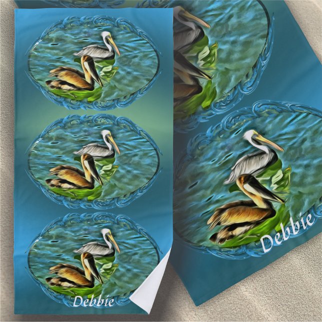 Mismaloya Pelicans 0329 Strandtuch (Von Creator hochgeladen)