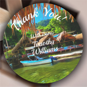 Mismaloya River 0331 Runder Aufkleber