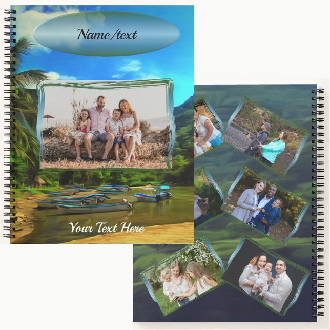 Mismaloya River Fishing Boats 0344 Notizbuch (Von Creator hochgeladen)