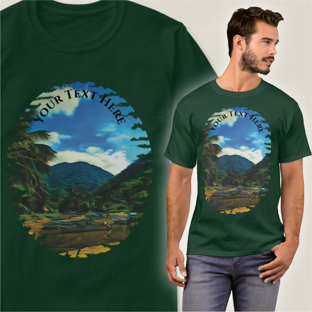 Mismaloya River Fishing Boats 0344 T-Shirt (Von Creator hochgeladen)