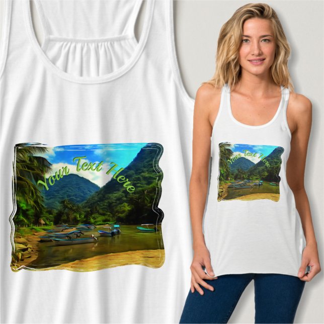 Mismaloya River Fishing Boats 0344 Tank Top (Von Creator hochgeladen)