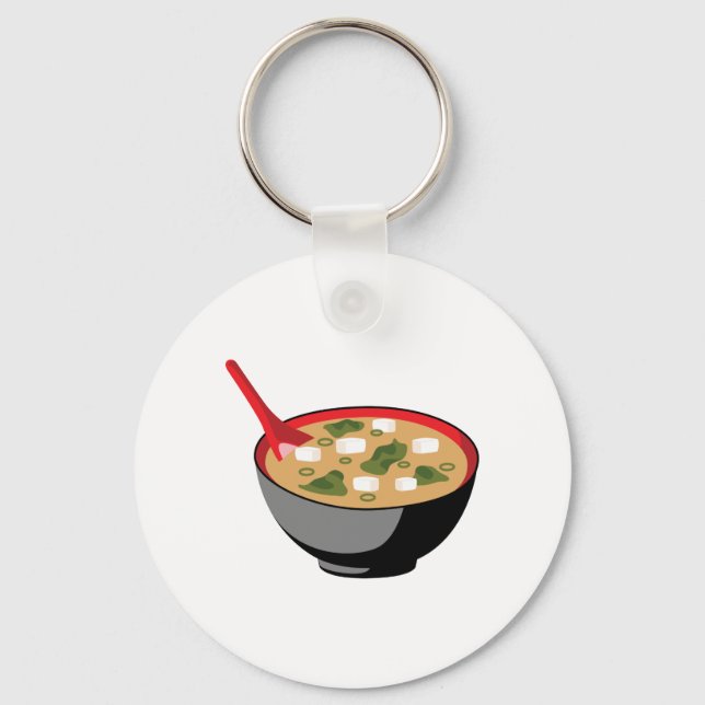 Miso Bowl Schlüsselanhänger (Vorderseite)
