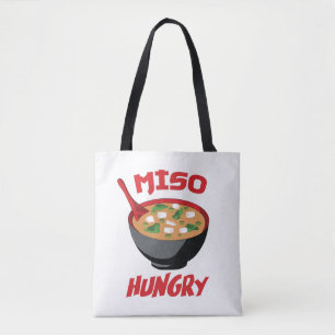Miso Hungry Funny Food Kawaii Tasche