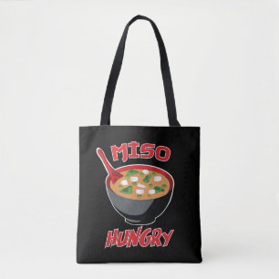 Miso Hungry Funny Food Kawaii Tasche