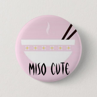Miso niedlich button